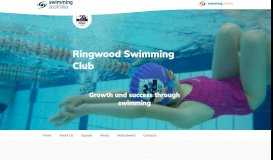 
							         Ringwood Swimming Club - Swimming Australia								  
							    