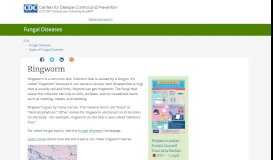 
							         Ringworm | Types of Diseases | Fungal Diseases | CDC								  
							    