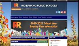 
							         Rio Rancho Public Schools: Home								  
							    