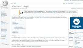 
							         Rio Salado College - Wikipedia								  
							    