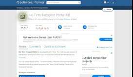 
							         Rio Tinto Prospect Portal - Rio Tinto Software Informer.								  
							    