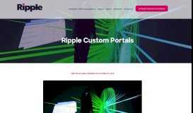 
							         Ripple Custom Portals | Ripple								  
							    