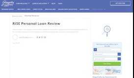 
							         RISE Personal Loan Review: Your Best Option? - MagnifyMoney								  
							    
