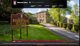 
							         Rishworth School :: Welcome								  
							    