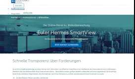 
							         Risikomanagement per Online-Tool | SmartView von Euler Hermes								  
							    