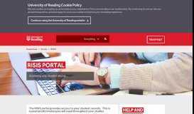 
							         RISIS portal Accessing your student record online. - University of ...								  
							    