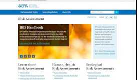 
							         Risk Assessment | US EPA								  
							    