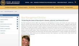 
							         Risk Management - General Services Department								  
							    