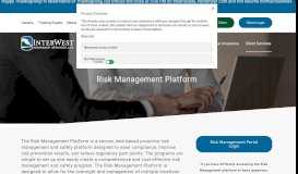 
							         Risk Management Platform | InterWest								  
							    
