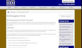 
							         Risk Management Portal - Harry Daniel Insurance								  
							    