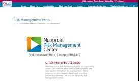 
							         Risk Management Portal | National CAP								  
							    