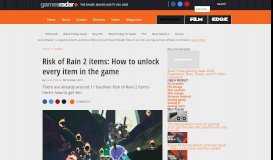 
							         Risk of Rain 2 items: how to unlock every item in the game ...								  
							    