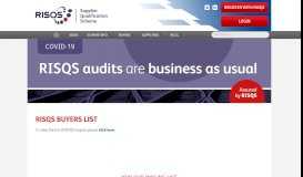 
							         RISQS Buyers List - RISQS - Railway Industry Supplier Qualification ...								  
							    