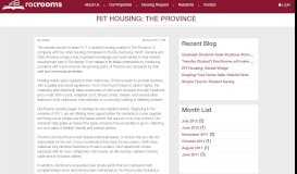 
							         RIT Housing: The Province – Rocrooms								  
							    