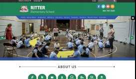 
							         Ritter Elementary School: Home								  
							    