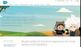 
							         Ritual brings social ordering to more people with Salesforce								  
							    