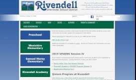 
							         Rivendell Academy - Home - Rivendell School District								  
							    