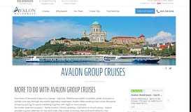 
							         River Cruise Group and Charter Vacations | Avalon Waterways								  
							    