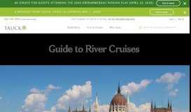 
							         River Cruise Guides | Tauck								  
							    