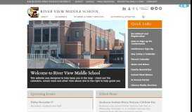 
							         River View Middle School Home - Kaukauna Area School District								  
							    