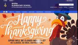 
							         Rivera Elementary / Homepage - episd								  
							    