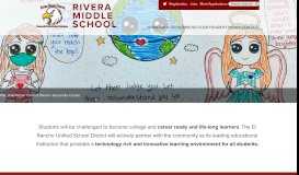 
							         Rivera Middle School								  
							    