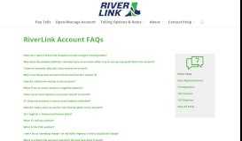 
							         RiverLink Account FAQs | RiverLink								  
							    
