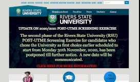 
							         Rivers State University of Science and Technology Official Website								  
							    