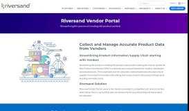 
							         Riversand Vendor Portal - Riversand PIM/MDM Solutions								  
							    