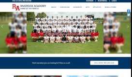 
							         Riverside Academy – Home of the Rebels!								  
							    