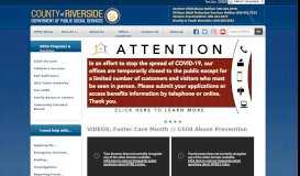 
							         Riverside County Department of Public Social Services: Home								  
							    