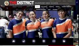 
							         Riverside High School / Homepage - Ysleta Independent School District								  
							    