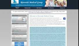 
							         Riverside Medical Group | Serving Northeastern Massachusetts and ...								  
							    