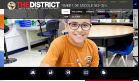 
							         Riverside Middle School / Homepage								  
							    