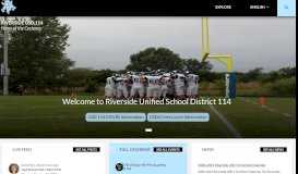 
							         Riverside Unified School District 114 / Homepage								  
							    