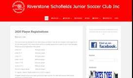 
							         Riverstone Schofields Junior Soccer Club - Home of the Gunners ...								  
							    