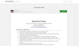 
							         Riyadh ul islam | Uppsala University - Academia.edu								  
							    