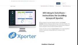 
							         RM Integris DataShare - Instructions for Enabling ... - Groupcall Support								  
							    