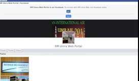 
							         RM Umra Web Portal | Facebook								  
							    