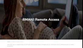 
							         RMANJ - Remote Access								  
							    
