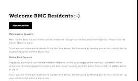 
							         RMC Residents - Residents — Welcome to RMC								  
							    