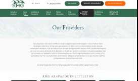 
							         RMG Providers | Sam Anouna, Andrew Korson, Wesley Kasen ...								  
							    