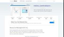 
							         Rminc.centralservers.com website. Resource Management Inc..								  
							    