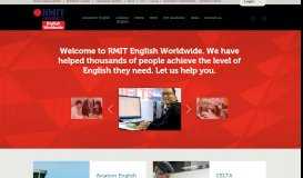 
							         RMIT English Worldwide (REW)								  
							    