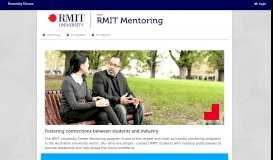 
							         RMIT Mentoring | Program Overview pages								  
							    