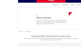 
							         RMIT short and single courses - RMIT University								  
							    
