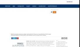 
							         RMS Automotive enhances dealer web portal for PSA Groupe								  
							    