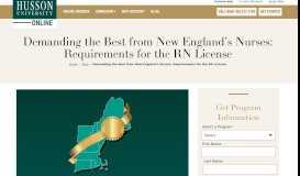 
							         RN License for New England's Nurses | Husson University								  
							    