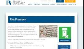 
							         RNA Pharmacy – Raleigh Neurology Associates								  
							    