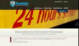 
							         RoadsideMASTERS.com Service Provider Program								  
							    